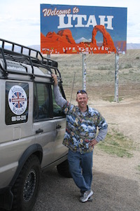 road trip - entering Utah sign