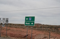 sign to Moab